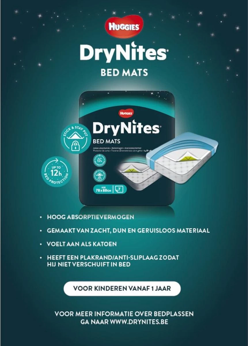 DryNites® Bedmats 7 Stuks - Afbeelding 6
