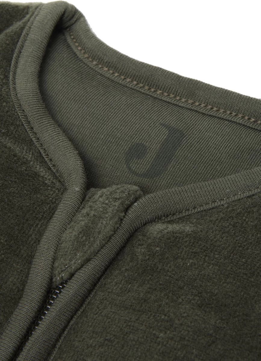 Jollein Baby Winterslaapzak Met Afritsbare Mouw 70cm Velvet - Leaf Green - Afbeelding 7