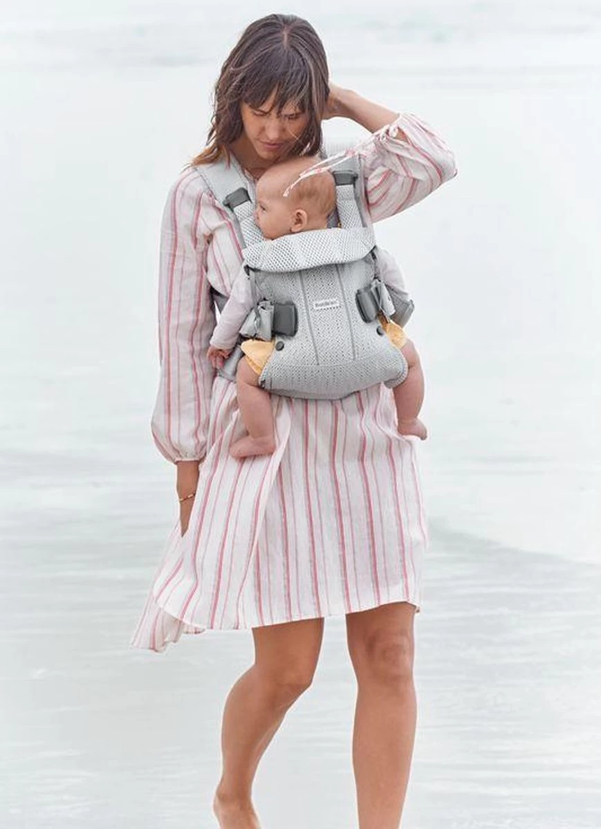 BabyBjörn Draagzak One Air - 3D Mesh - Zilver - Afbeelding 7