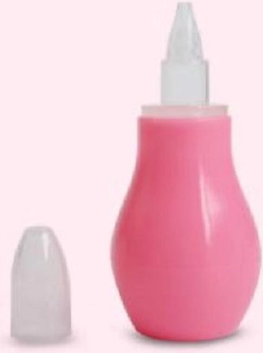 Neusreiniger Voor Baby En Kind - Neuspompje - Nose Cleaner - Nasal Aspirator - Neuszuiger - Roze - Afbeelding 2