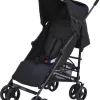 Bebies First Buggy - Plooibuggy - Lichtgewicht - 5 Standen - Comfortabele Rugleuning & Tot 22 Kg - Zwart