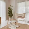 House Of Tods Wieg Lena Rotan - Handgemaakt - Babykamer - Kinderkamer Baby - Exclusief - Baby - 2021 - Duurzaam - Cadeau - Natuurlijk - Incl Matras
