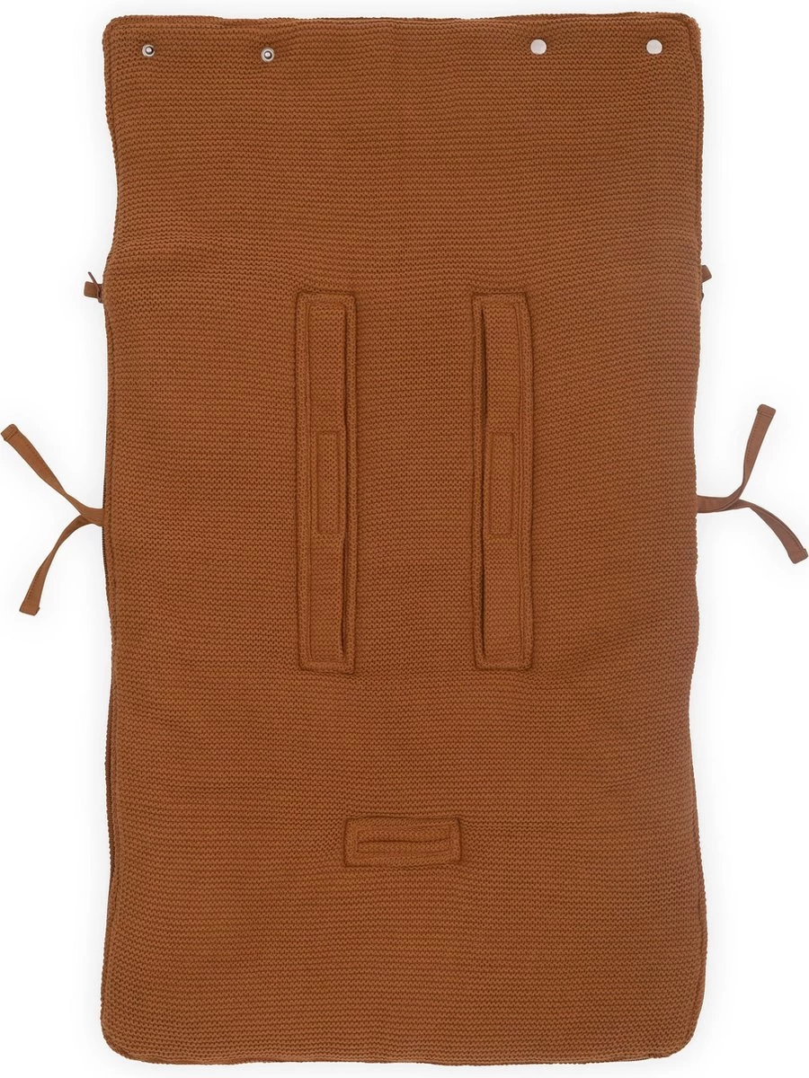 Jollein Voetenzak Voor Autostoel & Kinderwagen - Basic Knit - Caramel - Afbeelding 13