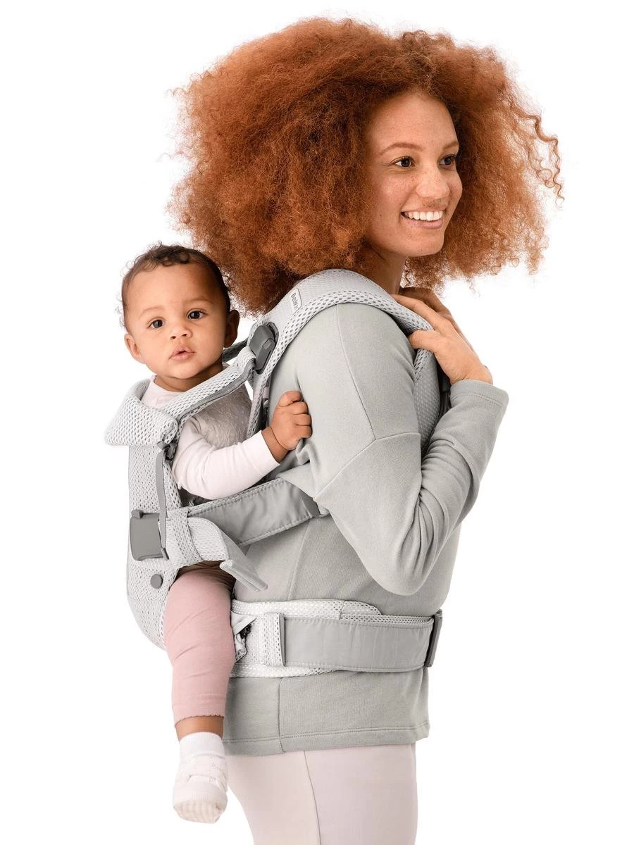 BabyBjörn Draagzak One Air - 3D Mesh - Zilver - Afbeelding 14