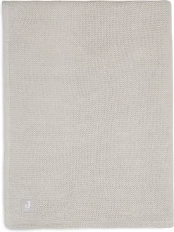 Jollein Baby Deken Wieg 75x100cm Basic Knit - Nougat/Fleece