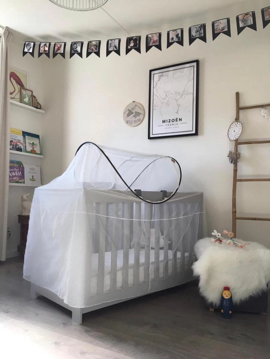 Deryan Luxe Klamboe Voor Campingbed - Klamboe Voor Ledikant - Babyklamboe - Universeel - Afbeelding 5