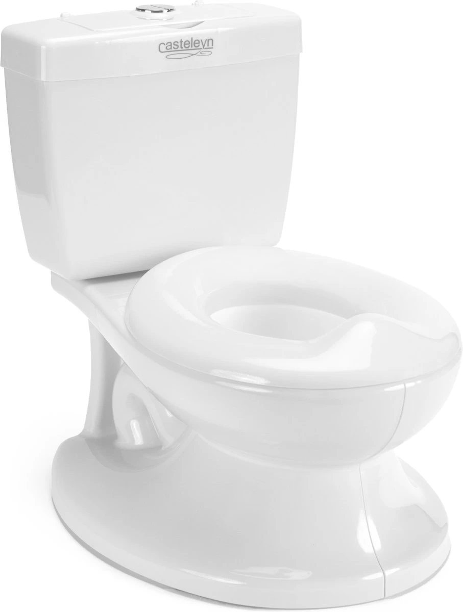 Casteleyn - Plaspotje - WC Potje - Toilet Trainer - Kinder Toilet - Met Geluid - Tot 21KG - Wit - Afbeelding 7