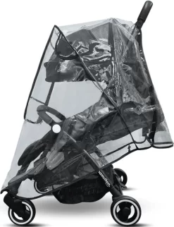 Hamilton By Yoop Buggy Premium Regenhoes Met Transparant Venster – Waterdicht, Winddicht En Stofdicht Regenscherm – Eenvoudig Te Monteren Transparant Weerschild Kinderwagen