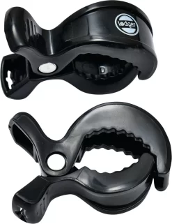 Lodger Kinderwagenaccessoire - Swaddle Clips - Zwart - 2 Stuks