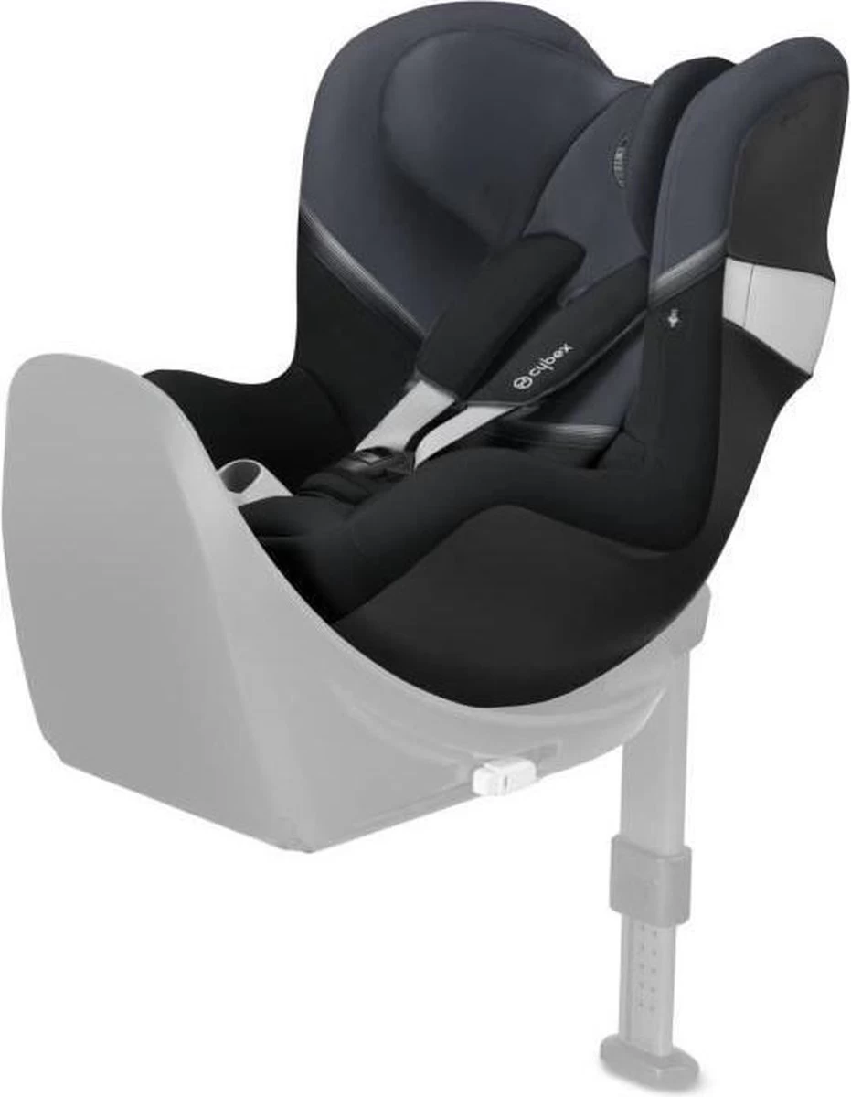 CYBEX Sirona M2 I-Size Granieten Autostoeltje Zonder Onderstel 2020 - Groep 0 + / 1 - Zwart En Grijs - Afbeelding 3