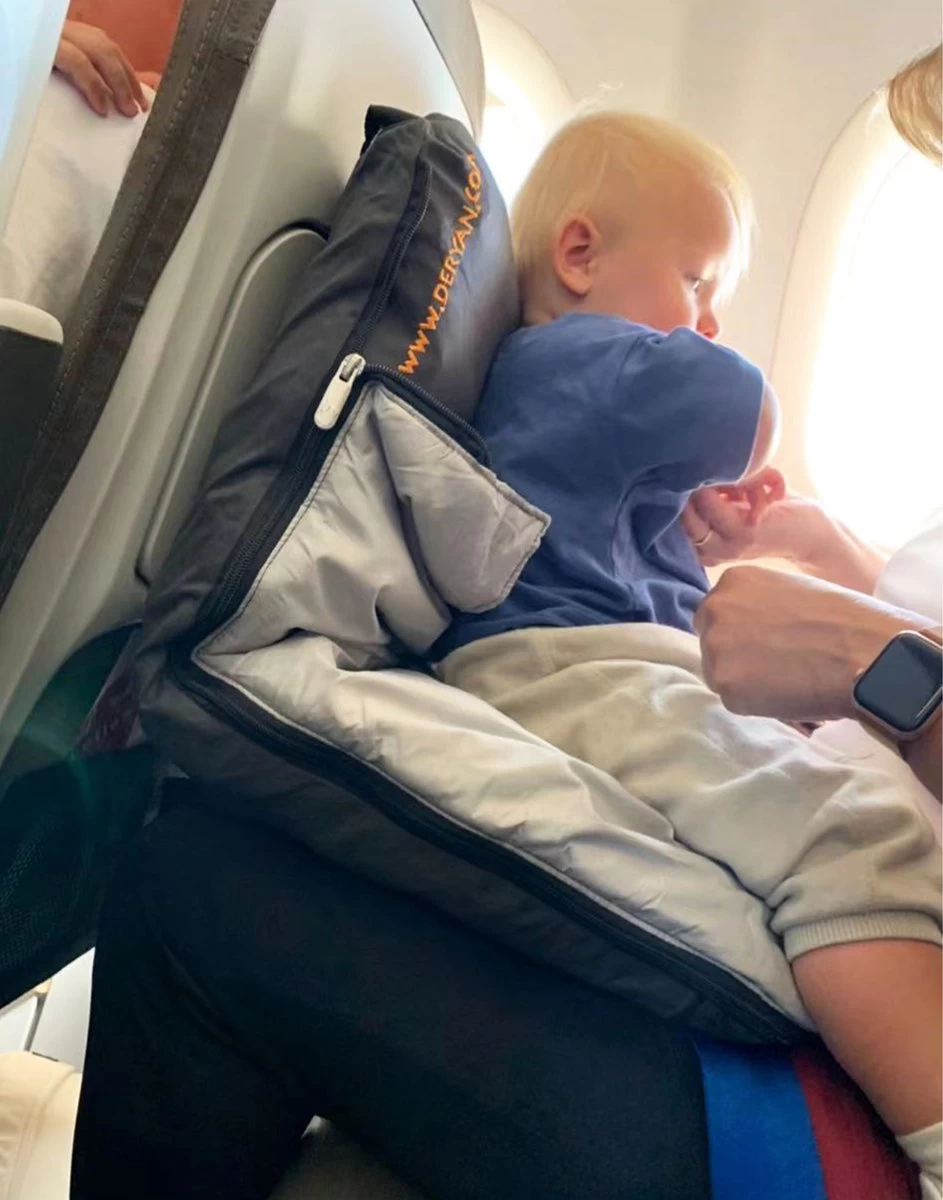 Deryan AirTraveller Vliegtuigbedje - Reiskussen Met Matras - Compact Opgevouwen - Afbeelding 8