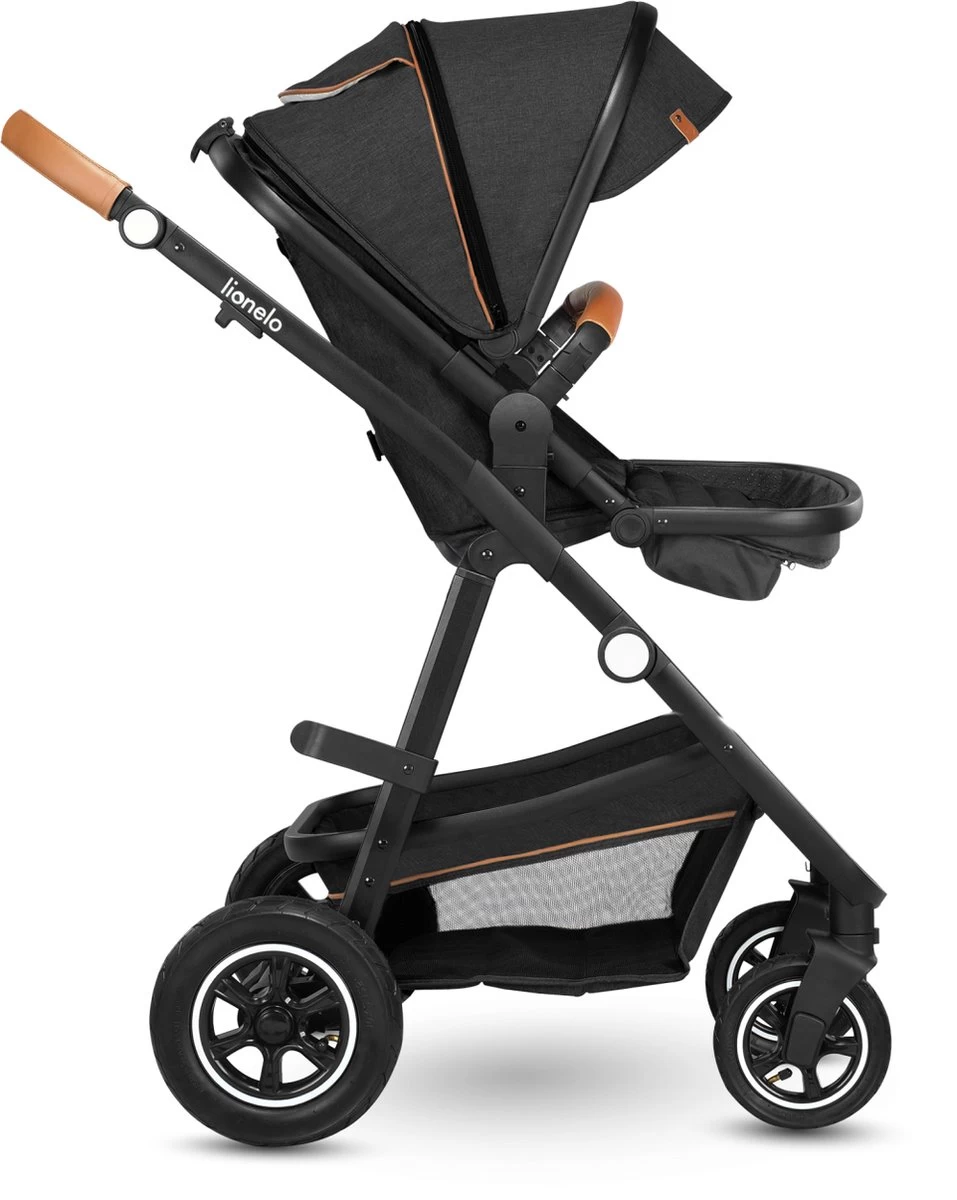 Lionelo Amber 3in1 - Kinderwagen - XXL SET - Incl. Autostoel - 0-22kg - Afbeelding 8