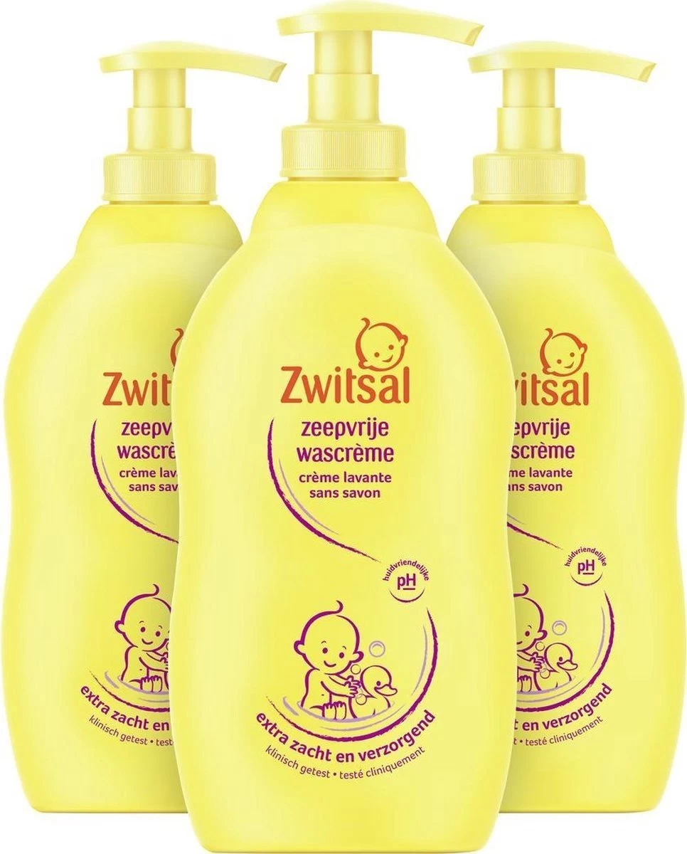 Zwitsal Baby Zeepvrije Wascrème - 3 X 400 Ml - Voordeelverpakking - Afbeelding 11