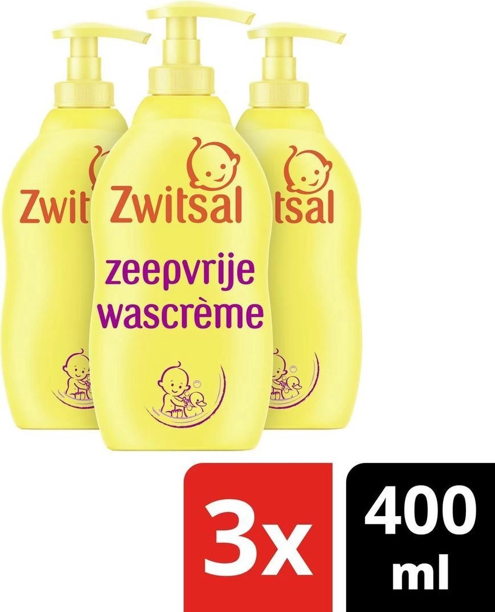 Zwitsal Baby Zeepvrije Wascrème - 3 X 400 Ml - Voordeelverpakking - Afbeelding 10