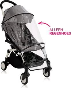 BABYZEN™ YOYO Regenhoes Voor 6+ - Kleur: Black
