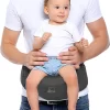 Deryan Pack Basic Luxe Heupdrager - Baby En Peuter Heupzitje - Draagzak Grijs