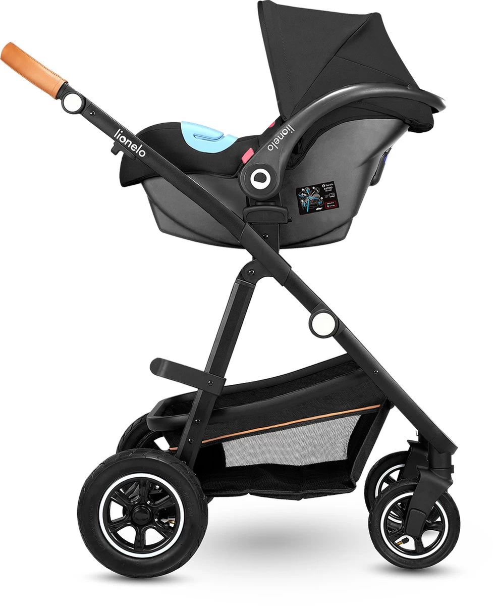 Lionelo Amber 3in1 - Kinderwagen - XXL SET - Incl. Autostoel - 0-22kg - Afbeelding 14