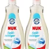 Nuk Afwasmiddel Voor Babyflessen & Spenen -Natuurlijke Ingrediënten- Voordeelset 2 Stuks A 500 Ml!!